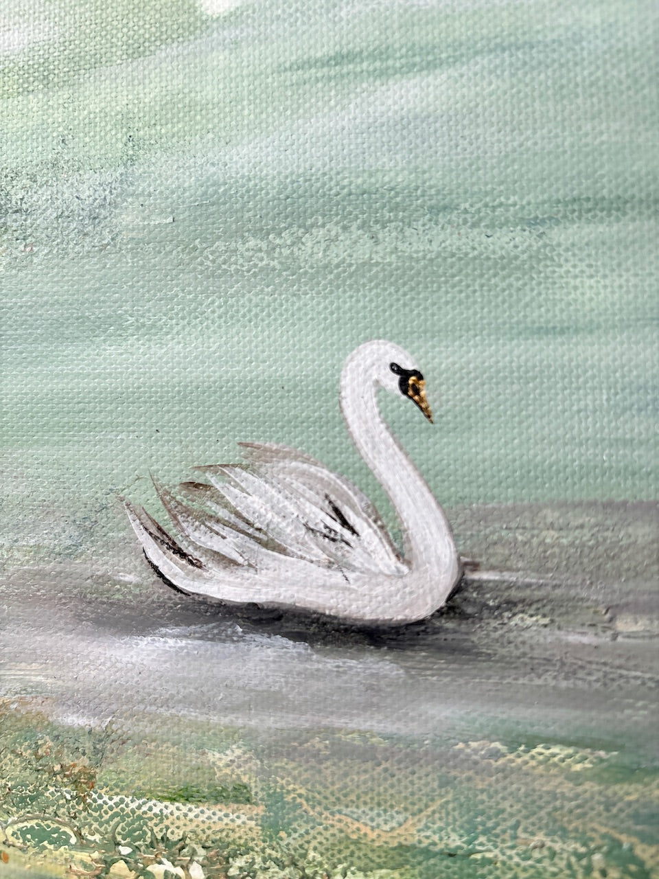 Family of swans Original Painting