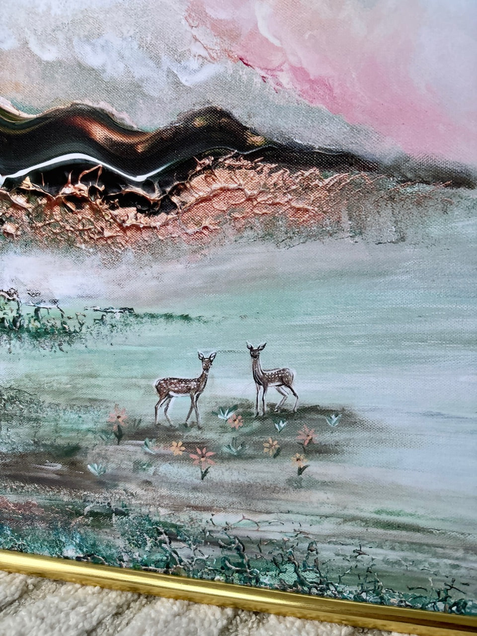 Forest Deers Print